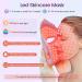 LED Light Mask for Face - Red & Blue Light Therapy 7 Colors Silicone Facial Device for Collagen Production | International Shipping - Buy Online on GoSupps.com