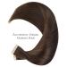Buy If Salife Tape Extensions - 40PCS 60g 10 inch Chocolate Brown Real Hair Extensions | Invisible Silky Straight Skin Weft - Buy Online on GoSupps.com