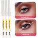 Healeved 15 Pcs White Lying Silkworm Pen Eye Makeup Pencils Eye Makeup Tools Eye Shadow Makeup Cosmetics Abs - Buy Online on GoSupps.com