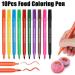 Food Coloring Marker Pens Kits Edible MarkersHook Drawing Pens Sided Food Grade Pens Gourmet Writers for Decorating Fondant Cakes Cookies Frosting Marshmallows Easter Eggs/l - Buy Online on GoSupps.com