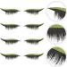  minkissy 16 Pairs False Eyelash Stickers Eyelash Stickers Eyeliner Stickers for Girls' Eyes Cosmetics False Eyelashes Green Ribbon Green Eyelash Stickers Decorate Plastic - Buy Online on GoSupps.com