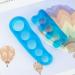 Blue Gel Toe Separators Set - Bunion and Hammer Toe Correctors for Manicure and Relaxation - 2 Pairs for Men and Women - Buy Online on GoSupps.com