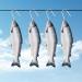 BSSMMAI Smoked Hooks Set - 6 Double Pointed Stainless Steel 21cm Hooks for Smoking Fish Meat & Sausage | Premium Quality BBQ Accessories - Buy Online on GoSupps.com