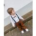 Volunboy Baby Boys Formal 4PCS Suit Set, Bow Tie Shirt + Suspenders Pants, 12-18 Months - Whitedots - Buy Online on GoSupps.com