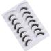 Pooplunch Cat Eye False Eyelashes - 8D Volume Fluffy Wispy Natural Lashes (7 Pairs, 3-12MM) - Buy Online on GoSupps.com