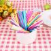  Yosoo Yosoo 100 Coloured Paper Lollipop Sticks Marshmallow Food Safe Cake Stick Safety (Colour: Blue) - Buy Online on GoSupps.com