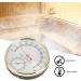 TBEST Thermo-Hygrometer Sauna - Accurate Metal Dial Thermometer & Hygrometer for Optimal Sauna Conditions - Buy Online on GoSupps.com
