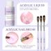 Saviland Acrylic Nail Kit - 45g White Pink Clear Powder & Liquid Set with Nail Brush, File, Forms, Dappen Dish - Beginner-Friendly Extension & Carving Set - Buy Online on GoSupps.com