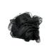 Shower Loofah Ball with Hanging Loop - 1 Piece (2 Assorted Colors: Black & White) - Soft and Durable Body Scrubber for Men and Women
