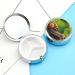 Wildlife Animal Snail Print Round Pill Box - 3 Compartment Decorative Portable Pill Organizer - Metal Pocket Medicine Storage - Buy Online on GoSupps.com