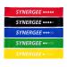 Synergee Exercise Fitness Resistance Band Mini Loop Bands That Perform Better When Working Out at Home or The Gym a) Multicolor 5 Pack