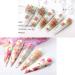 10 Rolls Flower Print Nail Foil Transfer Stickers - Colorful Floral Pattern Sheets for DIY Nail Decoration | Makartt Nail Art Design Tool - Buy Online on GoSupps.com