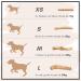 Supravit Natural Coffee Wood Chewing Bones for Dogs | Long-Lasting Play & Chewing Fun | Caustab Quality Dog Chew Toys - Buy Online on GoSupps.com