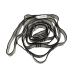 WEBSUKA Aerial Yoga Hammock Daisy Chains Strap, Strong 22kN Adjustable with 10 Loops, No Stretch, Climbing Strap Nylon Chain Sling for Aerial Yoga,Swing, Hammock, Suspension, Exercise Grey 40"0.79"