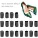 High Heel Tip Repair Kit - 10 Pairs Black CPU Polyurethane Protectors (11mm Inner Diameter) for Shoe Repair - Buy Online on GoSupps.com