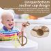 Soothing Silicone Baby Toothbrush with Suction Base - 3-in-1 Teething Toy for Infants - Textured for Gum Massage and Teething Relief - Includes Easy-Hold Handle and Car Seat Toy - Brown - Buy Online on GoSupps.com