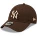 New Era - New York Yankees - 39thirty Flexfit Cap - Stretch Diamond - Black One Size Brown