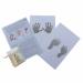 BUSHBABY Inkless Hand & Footprint Kit Inkless Handprint Kit Inkless Paw Print Kit Newborn Keepsake Essential Baby Unisex Gifts New Born Baby Shower Gifts for Mum Baby Ink Pads for Hands and Feet 2 wipes Silver