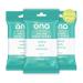 Ona Renewals Saline Nose Wet Wipes, Hydrates and Soothes, Made with Natural Saline with Aloe, Vitamin E, Chamomile, Hypoallergenic, Fragrance Free 20 Ct (Pack of 3)