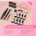 Modelones Gel Nail Polish Kit Starter with UV Lamp - 6 Colors Pastel Pink Set with Gel Top & Base Coat - Portable LED Dryer Lamp and Essential Manicure Tools - Perfect Nail Art Kit for Beginners! - Buy Online on GoSupps.com