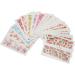 Nail Decals Nail Sticker Safe Eco Friendly Vivid Beautiful for Women Girls for Nail Salon for Birthday Party for Dating Gathering - Buy Online on GoSupps.com
