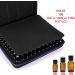 Hipiwe 120 Bottle EVA Essential Oil Storage Case - X-Large Black+Purple | Hard Shell Organizer for 5ml, 10ml, 15ml Oils - Travel Bag with Foam Insert - Buy Online on GoSupps.com