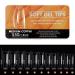 Nail Tips False Nails Tips Art Press on Nails Soft Gel Tips False Nails Long Coffin French Stiletto Half Matte Fake Nail Full Almond For Manicure Art(GJ-BHJP-08CHX)