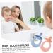 Minkissy Silicone Newborn Toothbrush Set - 2 STK Cartoon Biting Toys Toddler Manual Cleaning Toys Food-Grade Quality - Buy Online on GoSupps.com