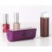 CHERKRAFT Premium Soft Leather Purple Lipstick Case with Mirror - Handbag Organizer and Lipstick Holder - Buy Online on GoSupps.com