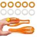 10 pieces of finger massage rings and 2 pieces of rolling hand massager set for stress reduction relax overloaded fingers toes promote blood circulation