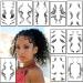 Bangs Tattoo Sticker Set - Waterproof Fake Fringe Hair Edge Stickers for Women & Girls - Natural Fashion Look - 10 Styles - Novelty Wig Beauty DIY - Includes 10 Sheets of Temporary Tattoos - Buy Online on GoSupps.com