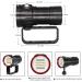 LetonPower 20000Lumen Diving Flashlight | 27 LED Scuba Dive Light | 100m Waterproof Underwater Video Torch | Outdoor Black - Buy Online on GoSupps.com