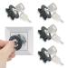 4 pieces sockets child locking socket protection child locking socket lock socket fuse baby sockets protection socket lock with key lockable socket