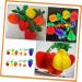 Amosfun 12pcs Paper Honeycomb Ornament Tissue Strawberry Decorations Party Scene Layout Locket Home Decoration Paper Fruit Pendant Honeycomb Decoration Household Hawaii - Buy Online on GoSupps.com