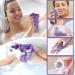 African Exfoliating Net 3 Pcs African Net Sponge Exfoliating Cloth Nylon Long Net Washcloth Shower Body Scrubber Back Scrubber Skin Smoother for Daily Shower Bathing Exfoliating(Brown Purple Blue) - Buy Online on GoSupps.com