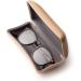 Buy FEFI Hardcase Glasses Case - Unique Shape with Microfiber Cleaning Cloth M Brown - International Shipping Available - Buy Online on GoSupps.com