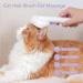 Self-Cleaning Cat Brush for Short & Long Hair - Aumuca Fur Brush Removes Mats & Loose Hair (Violet) - Buy Online on GoSupps.com