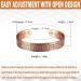 Shop Copper Arthritis Bracelet for Men & Women - Magnetic Therapy Cuff for Pain Relief with 8 Powerful Magnets - Buy Online on GoSupps.com