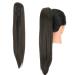 Gairyan ponytail extensions 54cm claw on ponytail hair part clip clip in extensions braid straight smooth long hair part braid braid synthetic hair hair extension for women (dark brown) 55 cm dark brown