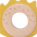 Wooden Silicone Teething Ring - Animal Shape Baby Chewing Ring for Newborns 0-12 Months - Buy Online on GoSupps.com