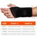 Ergodyne ProFlex 4005 Wrist Brace | Adjustable Structured Support - S-Left Black Splint for Comfort & Stability - Buy Online on GoSupps.com