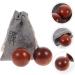Magiclulu Handball Fitness Balls - Handwritten Wooden Massage Balls for Relaxation & Therapy | Premium Mahogany & Jade Beads - Buy Online on GoSupps.com