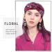 KAVYA Wide Headbands for Women's Hair Headband Soft Head Bands Adult Women Hairband Turban Flower Cotton Head band Everyday Yoga Sport Fitness Yellow blue white rose - Buy Online on GoSupps.com