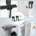 Ningyer 12-Piece Self-Adhesive Razor Shower Holder Set | No-Drill Multi-Purpose Hooks for Bathroom Kitchen & Office | Black/Silver Bathroom Accessories - Buy Online on GoSupps.com