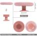 Beomeen Silicone Face Scrubber Exfoliator 2 in 1 Removable Round Manual Facial Cleansing Brush for Deep Cleaning and Massaging Skin Care Face Wash Brush Blackhead Acne Pore Pad (Green+Pink) - Buy Online on GoSupps.com