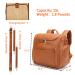 Beaulyn Leather Diaper Bag Backpack - 5-in-1 Travel & Tote w/Changing Pad | Large Capacity Brown - Buy Online on GoSupps.com