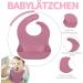 Mojinl Silicone Baby Dishes Set - BPA Free 8 Piece Suction Cup Baby Dining Set in Pink | Baby Plates Spoons Bowls Bibs Snack Cups for Boys & Girls - Buy Online on GoSupps.com