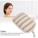 Exfoliating Sponge Pad - Double-Sided Deep Cleaning Shower Scrubber | Linen | International Shipping - Buy Online on GoSupps.com