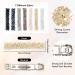 Dizila 7 Pack Korean Sparkly Crystal Hair Barrettes - Decorative Rhinestone Gems French Hair Clips for Women & Girls - Buy Online on GoSupps.com