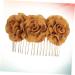 Beaupretty Womens Hair Clips Metal Hair Clips Hairclips Clips for Hair Barrettes for Women Hair Barrettes Hair Pin Cloth Flower Hairpin Bridal Flower Clip Decorate Miss Pearlescent - Buy Online on GoSupps.com